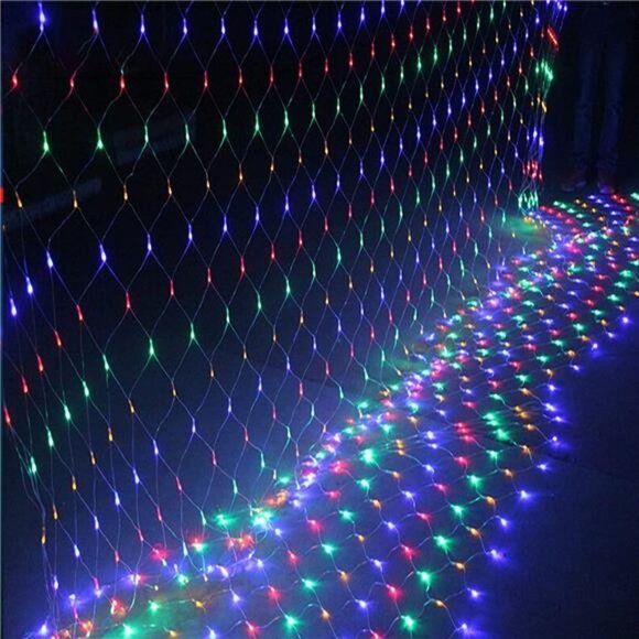 Christmas 360 LED Net Lights, 12FT x 5 FT Connectable Waterproof String Lights - Picture 2 of 7